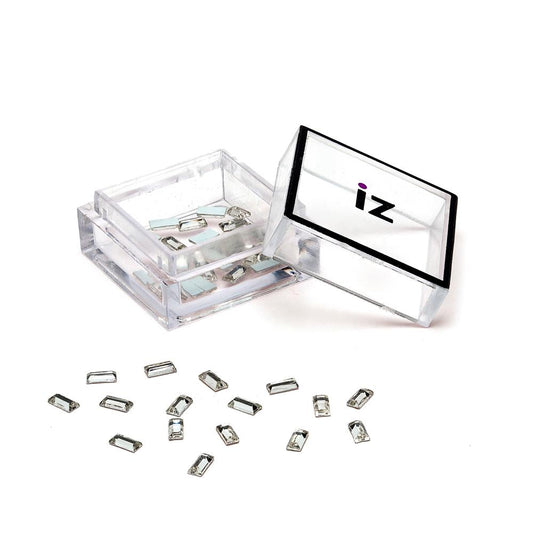Glass Bricks 3D Nail Studs 12pcs