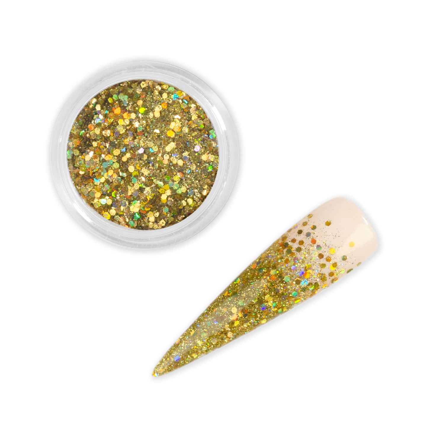 Gold Rush Nail Art Glitter