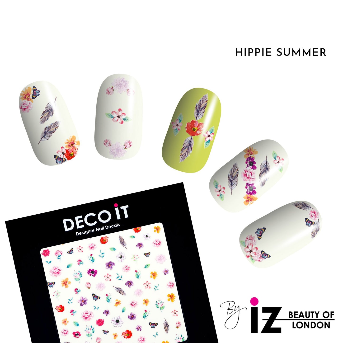 Hippie Summer Nail Decals
