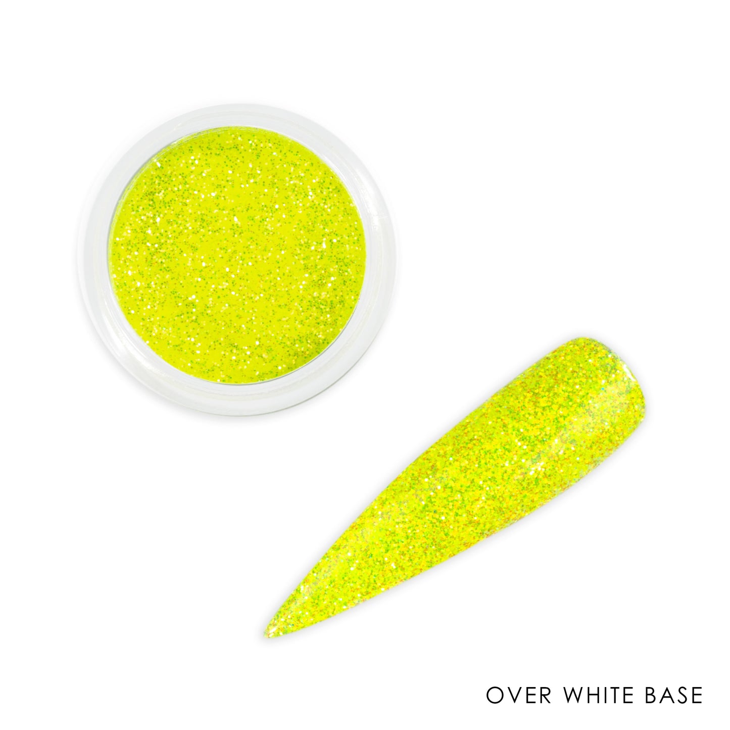 Lemon Sherbert Nail Art Glitter
