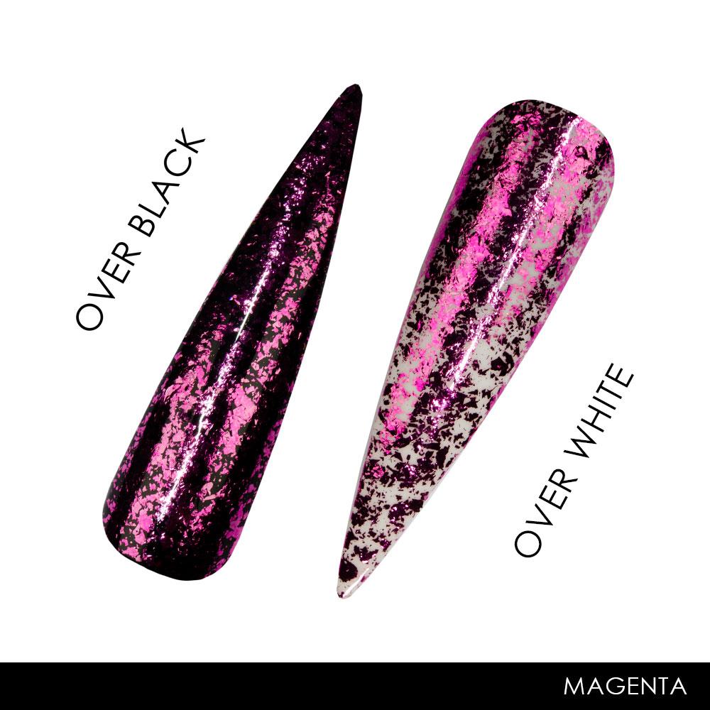Magenta Chrome Flakes