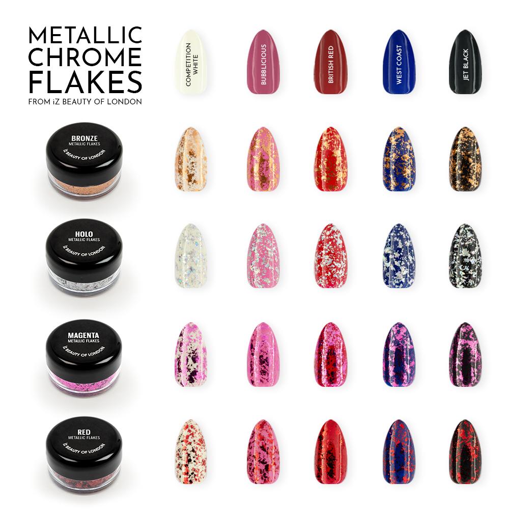 Red Chrome Flakes