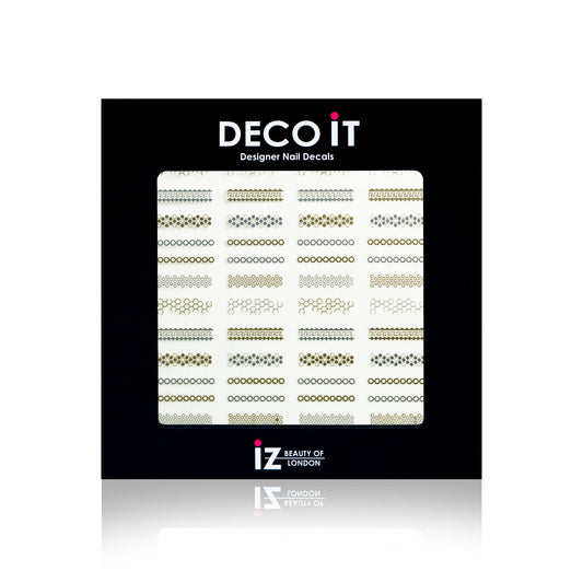 Metallic Helix Nail Decals