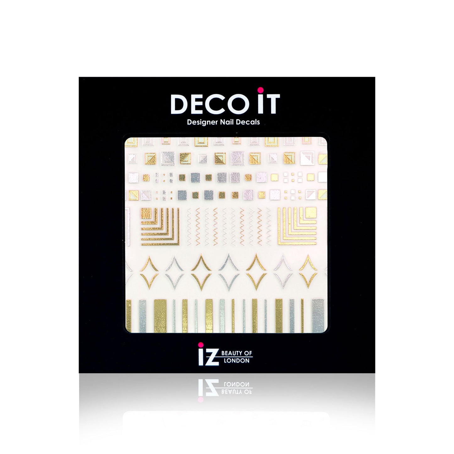 Metallic Strike Nail Decals