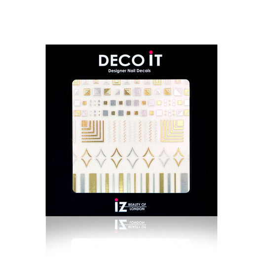 Metallic Strike Nail Decals