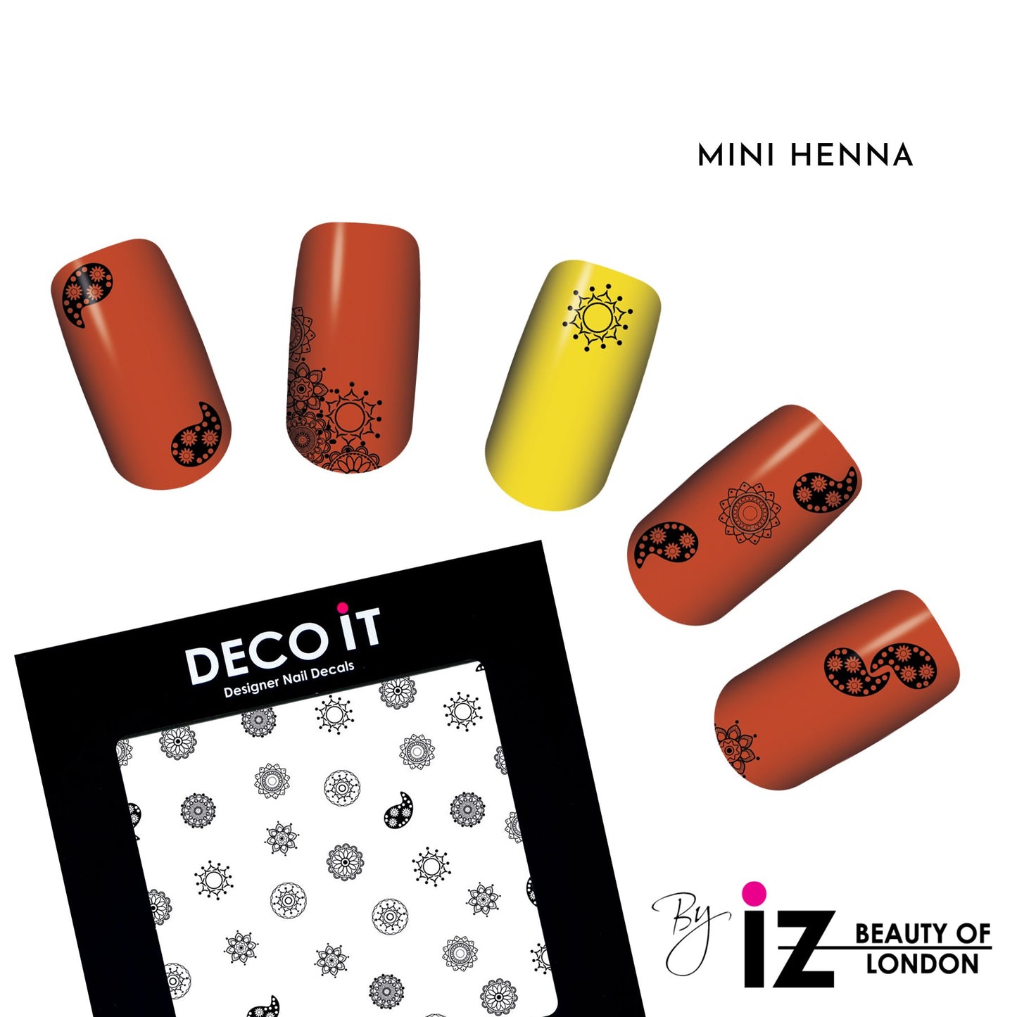 MINI Henna Nail Decals