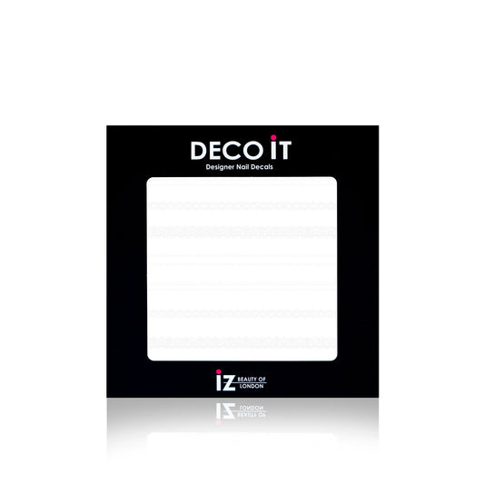 MINI Vintage White Lace Nail Decals