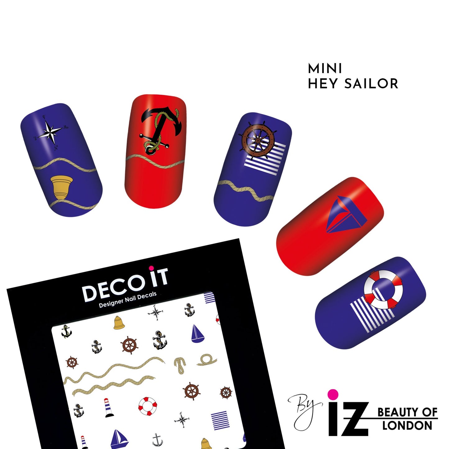 MINI Hey Sailor Nail Decals
