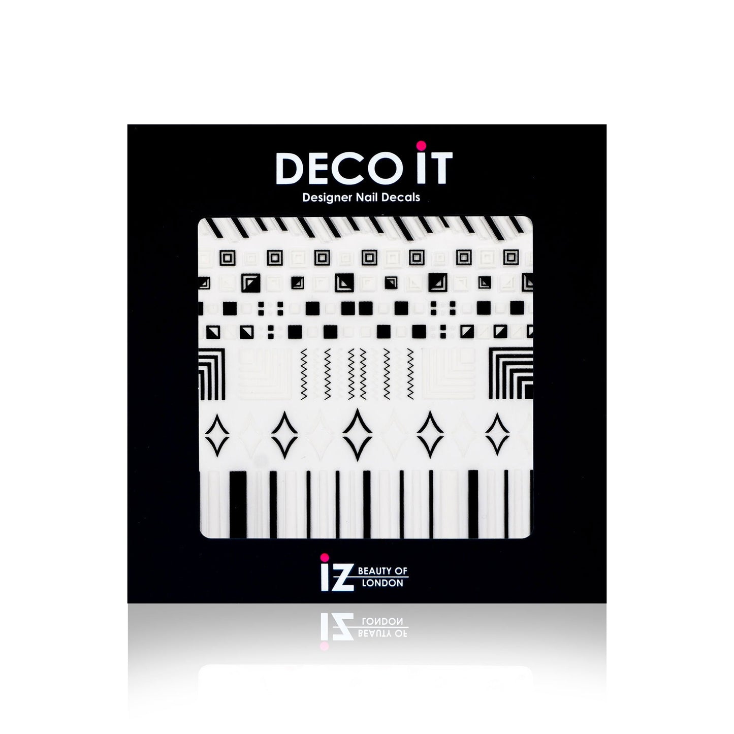 Monochrome Strike Nail Decals