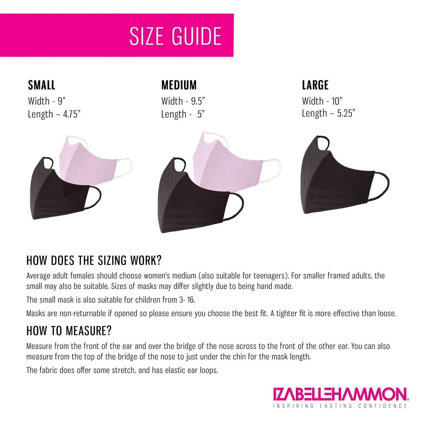 Nanotech Washable Mask | Pink