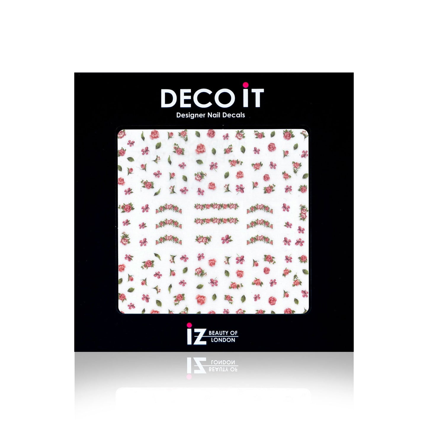 Pink Peonies Nail Decals