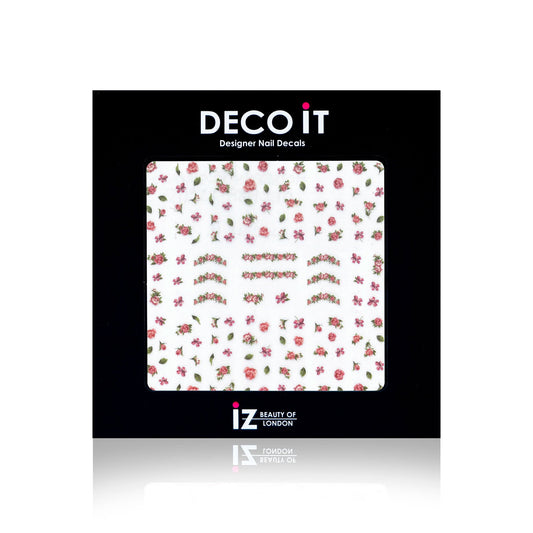 Pink Peonies Nail Decals