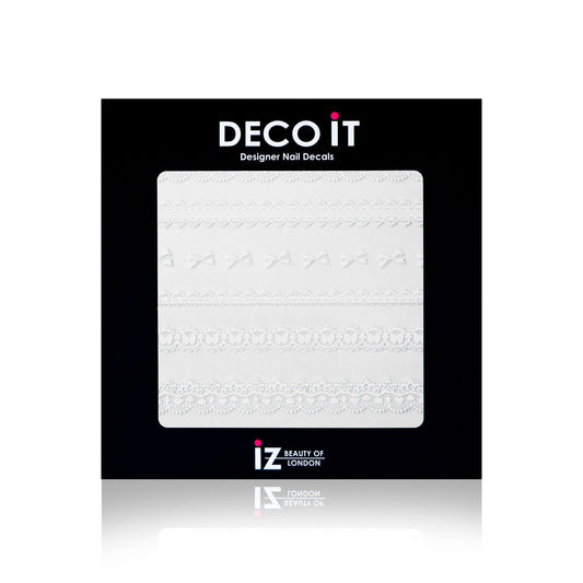 Vintage White Lace Nail Decals