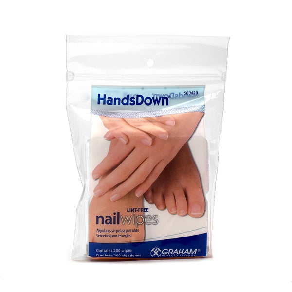 Lint Free Nail Wipes. Pack of 200.