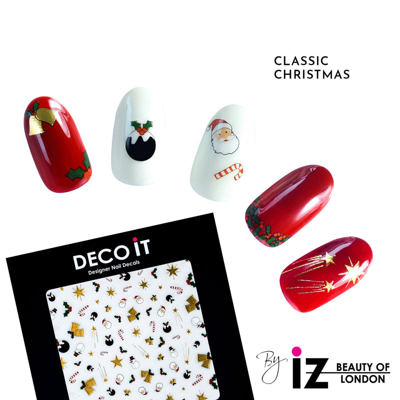 Classic Christmas Nail Decals