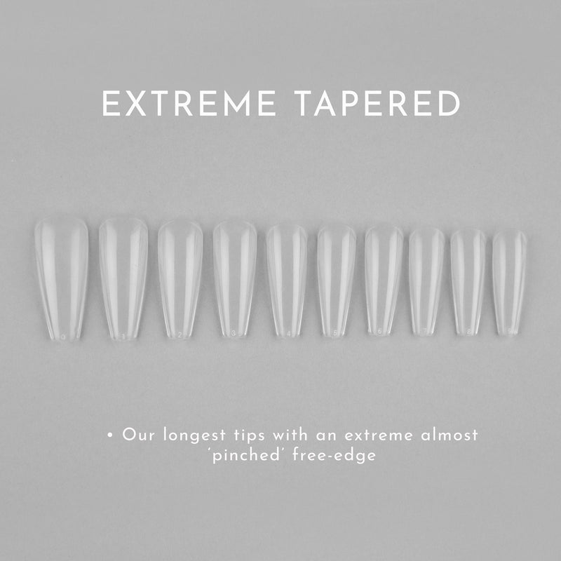 Clear Whole Nail Tips | Extreme Tapered