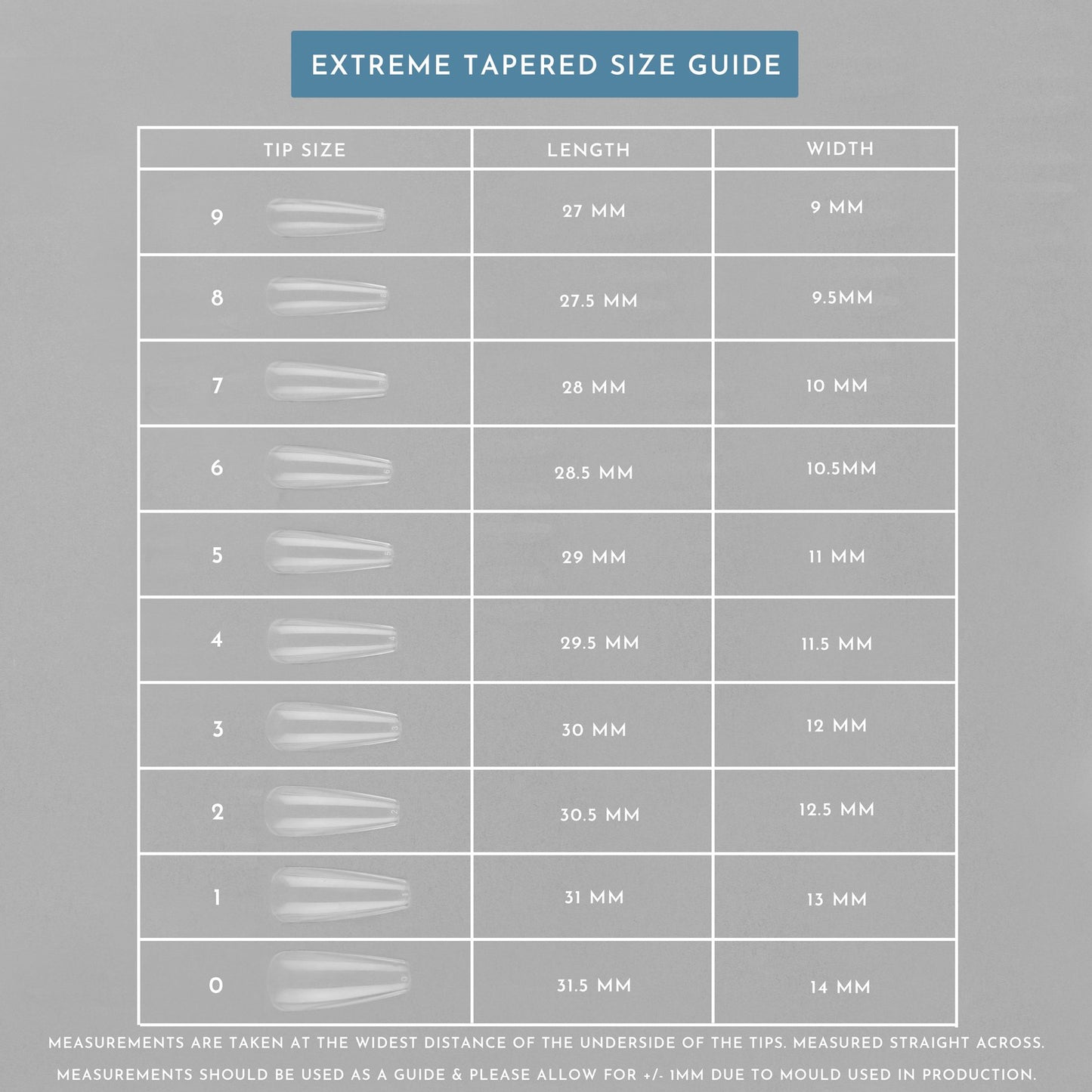 Clear Extreme Tapered | Refill Tips