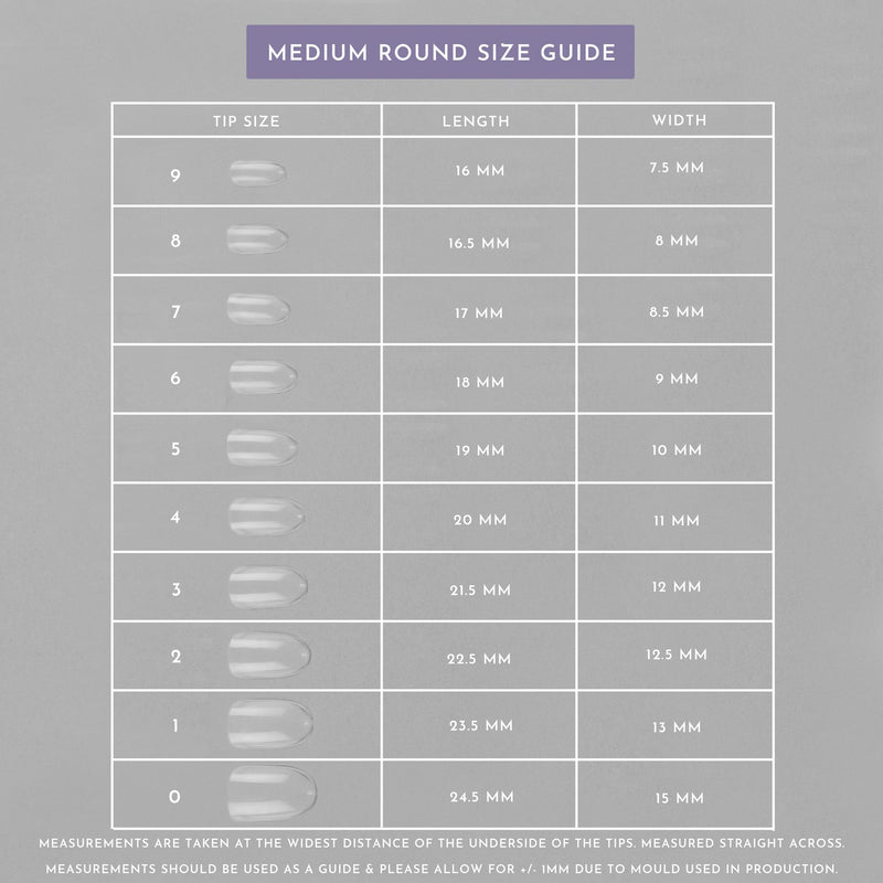 Clear Medium Round | Refill Tips