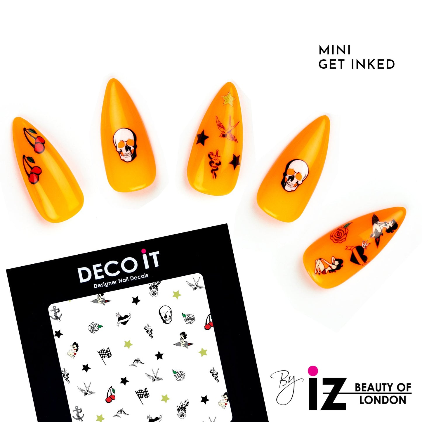 MINI Get Inked Nail Decals