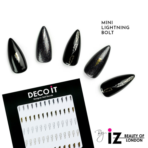 MINI Lightning Bolt Nail Decals