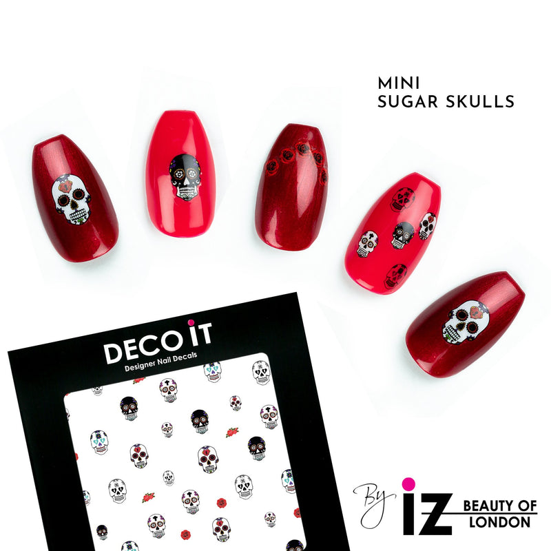 MINI Sugar Skulls Nail Decals